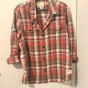 Tilley plaid long sleeve shirt